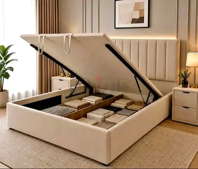 Brand new Queen size Hydrolic Storage bed including Mattress Available