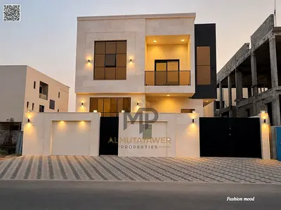 Villa with (pool) for sale|ajman|al zahia area|5 master rooms, majlis, hall| freehold|price included water and electricity, and central A\C.