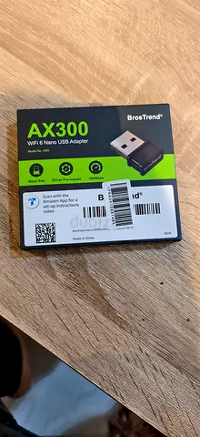 BrosTrend AX300 WiFi 6 Nano USB Adapter - New in Box
