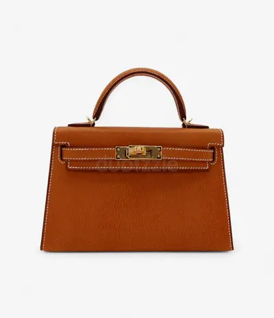 Caramel Handbag | Top Handle | Women’s Bag with Scarf