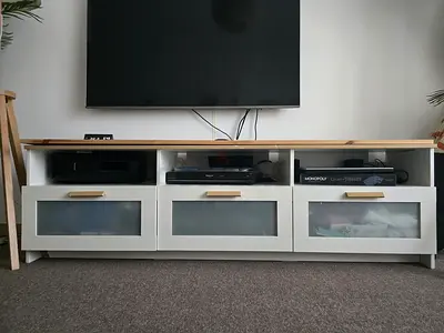 IKEA TV unit / media console with storage