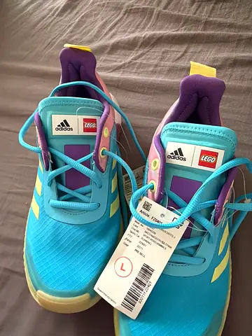 Adidas x LEGO Kids Blue Athletic Shoes - Size 35.5 (New with Tags)