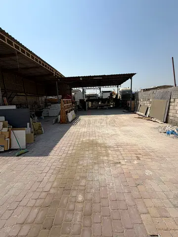 550 sq. mt. Operational Marble Factory for Rental in Sharjah Industrial 13; Direct from the OWNER.
