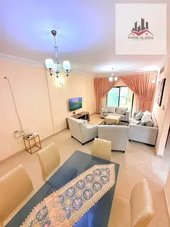 Sharjah Al Taawun apartment, one bedroom, hall, kitchen, two bathrooms and balcony