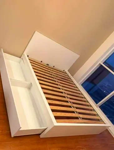 Ikea Malm bed with mattress king size