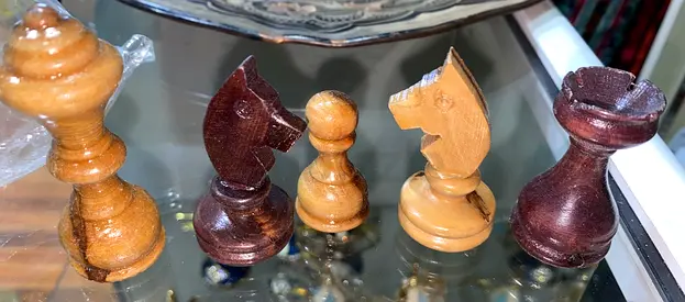 Wooden Chess Pieces Full Set