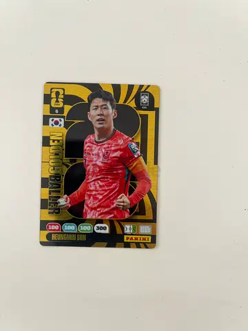Panini Golden Baller Football Trading Card - Korean player (HEUNGMIN SON)