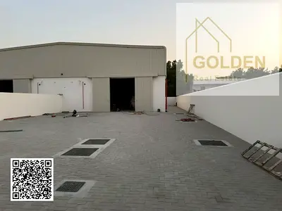شبرة صناعية مميزة مع حوطة واسعة وكهرباء 40 كيلوواط للإيجار في الصجعة – الشارقة