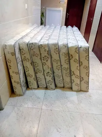 Set of 8 Single Mattresses - New, Plastic Wrapped