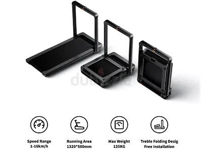 Foldable Compact Treadmill WALKINGPAD KINGSMITH MX16 Double-Fold Treadmill (16KM/H) 2 in 1 Foldable