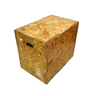 Wooden Jump Box for CrossFit, Plyometric Training & Functional Fitness Workouts - Brand New