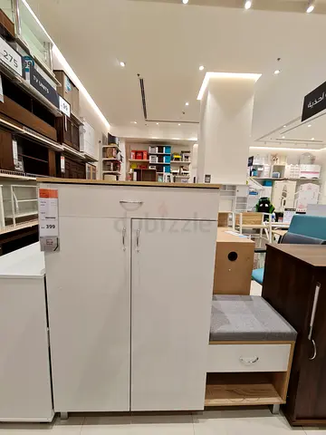 جزامة مع مقعد وأدراج | Shoe Cabinet with Seat & Drawers