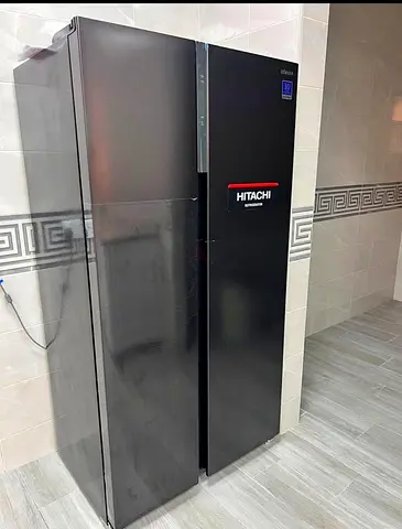 Hitachi side by side fridge
