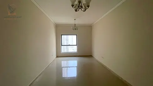 Two-bedroom apartment with a living room, maid's room, laundry room, and one month free of charge for the annual rent in Ajman.