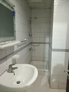 Big master bedroom with attached bath for keralite couple or executive bachelor