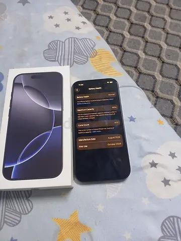 Iphone 16 pro 128 gb Bkack TDRA