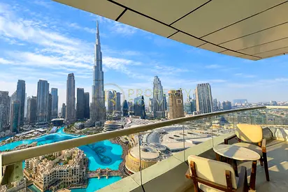 Luxury 2BR | Full Burj & Fountain View |High Floor