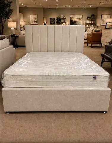 Premium High Quality 180*200 King Size Bed Frame For Sale. Stylish Fabric Bed Set For Sale