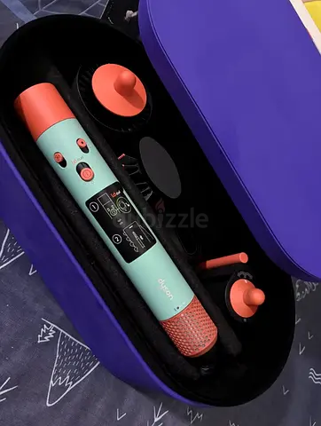 Dyson Airwrap hs08Complete hair styler in mint/coral with case