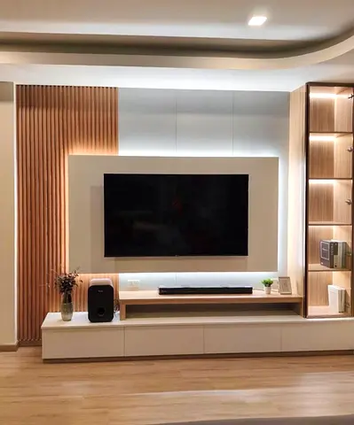 Media wall custom made