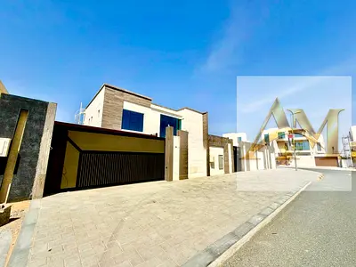 Luxurious & Spacious 5-Master BedRoom & Majlis Hall & Garden space & Maid Room + Lundarey Big Space Play area Villa For Sale Ready To Move