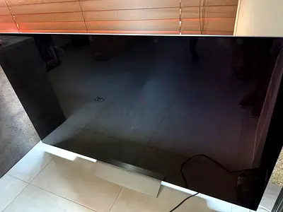 LG OLED 65 TV with cracked screen