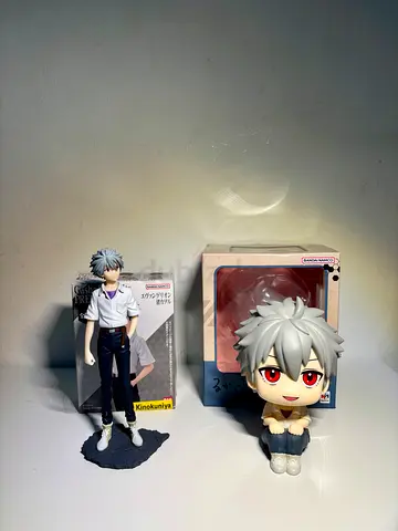 Evangelion Kaworu Nagisa Figurines with boxes, all 2 bundles