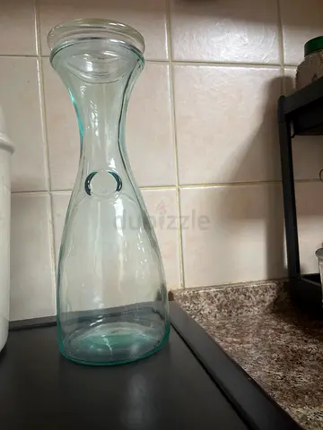 Glass water carafe / pitcher - simple clear design