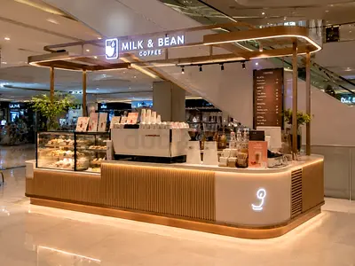 Modern Cafe Kiosk Design | Cafe Kiosk For Mall