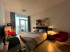 Stunning View, Fully Furnished Studio Direct from Owner, High Floor