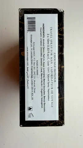 Amouage Honour Men Travel Spray Perfume - 3 x 10ml (New in Box)
