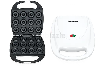 Geepas Sandwich Maker - Compact 2-Slice Grill (Used)