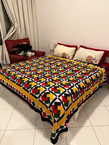 Queen  Sized Bed set with mattress