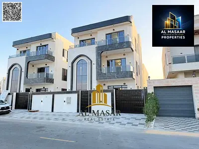 Freehold villa in Al Bahia, Ajman; price includes registration and ownership transfer fees and is n