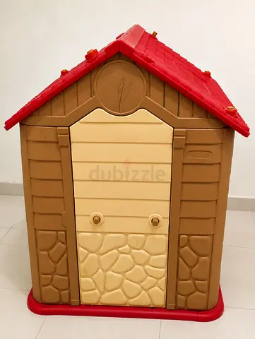 Little Tikes-style Plastic Playhouse - Good Used Condition
