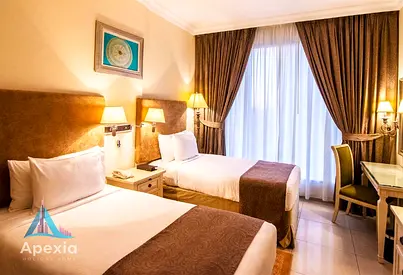 Skyline View 2BR | Private Balcony | Fully Service