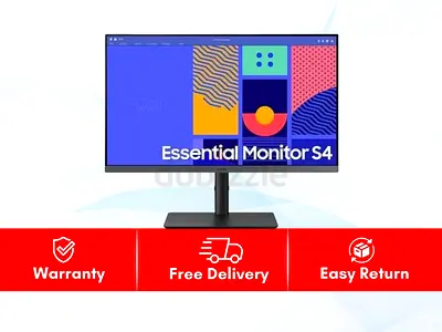 Samsung 24 Inch Monitor | FHD Monitor | Essential S4 S43GC | IPS Display | S24C432G | Free Delivery