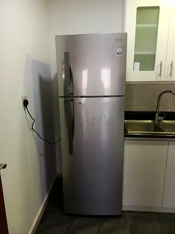LG Double Door Refrigerator - Silver, New with  Good Condition