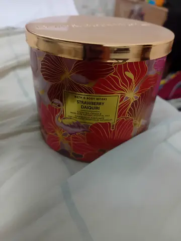 Strawberry scented Bath and body works candle for sale