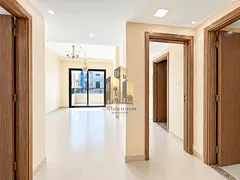 Brand new luxury apartment with balcony _master bedroom _word robe