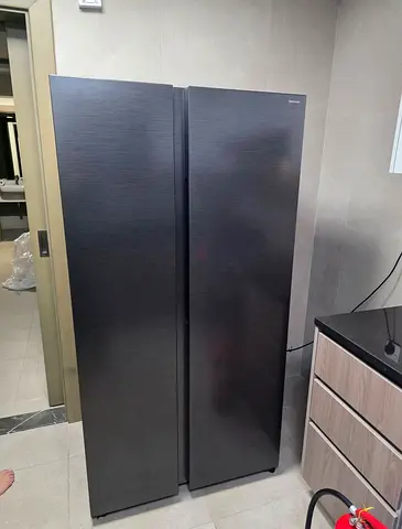 Free Delivery- SAMSUNG Latest Model Side-by-Side Fridge and Freezer Stainless Steel Body 90cm