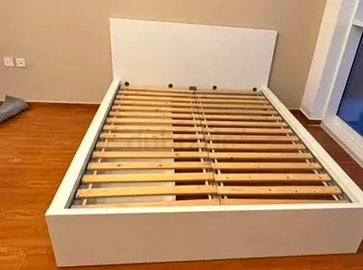 Ikea Malm bed with mattress queen size