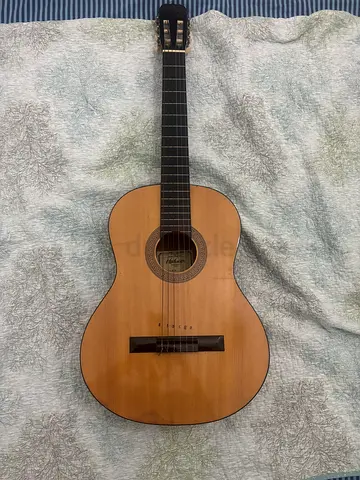 Hohner acoustic guitar-natural wood finish