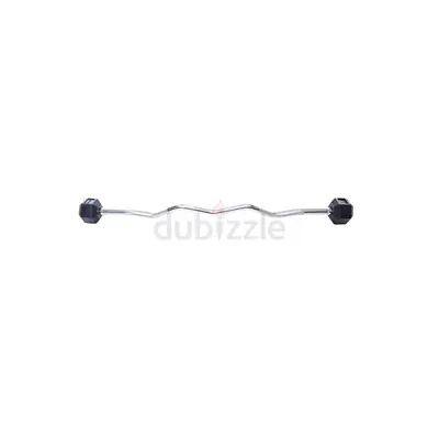 Fixed Weight Curl Barbell 10kg for Strength & Arm Training - Brand New