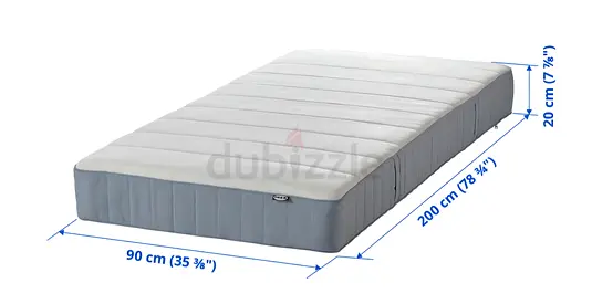 2pcs Single Mattress