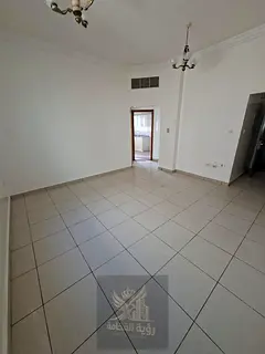 For rent in Al Butina Sharjah one bedroom and hall second tenant large space open view central AC an