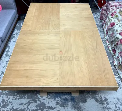 New Selva Dining Table Italian Imported Sliding Top Dining Table with Strong Wood Only Table