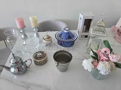 Beautiful Decorative Lot – Crystal, Silver-Tone Accents