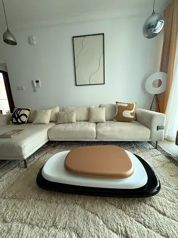 Designer Rotating Coffee Table – A True Statement Piece ✨