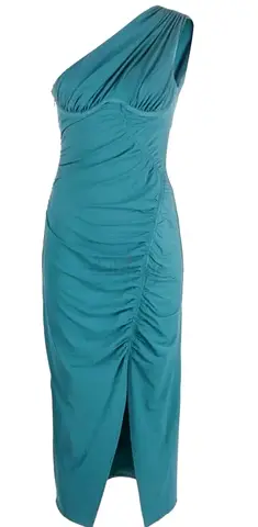 Self portrait gorgeous  One-Shoulder Ruched Midi Dress (Self-Portrait style) - Size Noted